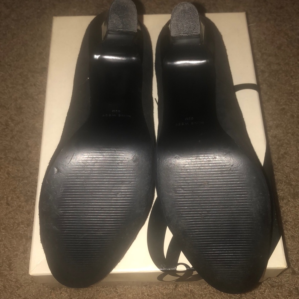 BLACK NINE WEST HEELS